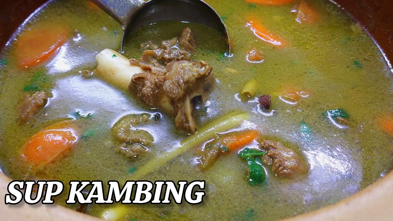Sup Kambing ala Mamak, KUAH PEKAT dan SEDAP 👌| Mutton Rib Bone Soup Recipe