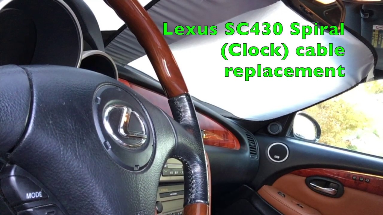 Lexus SC430 Spiral Clock Cable replacement