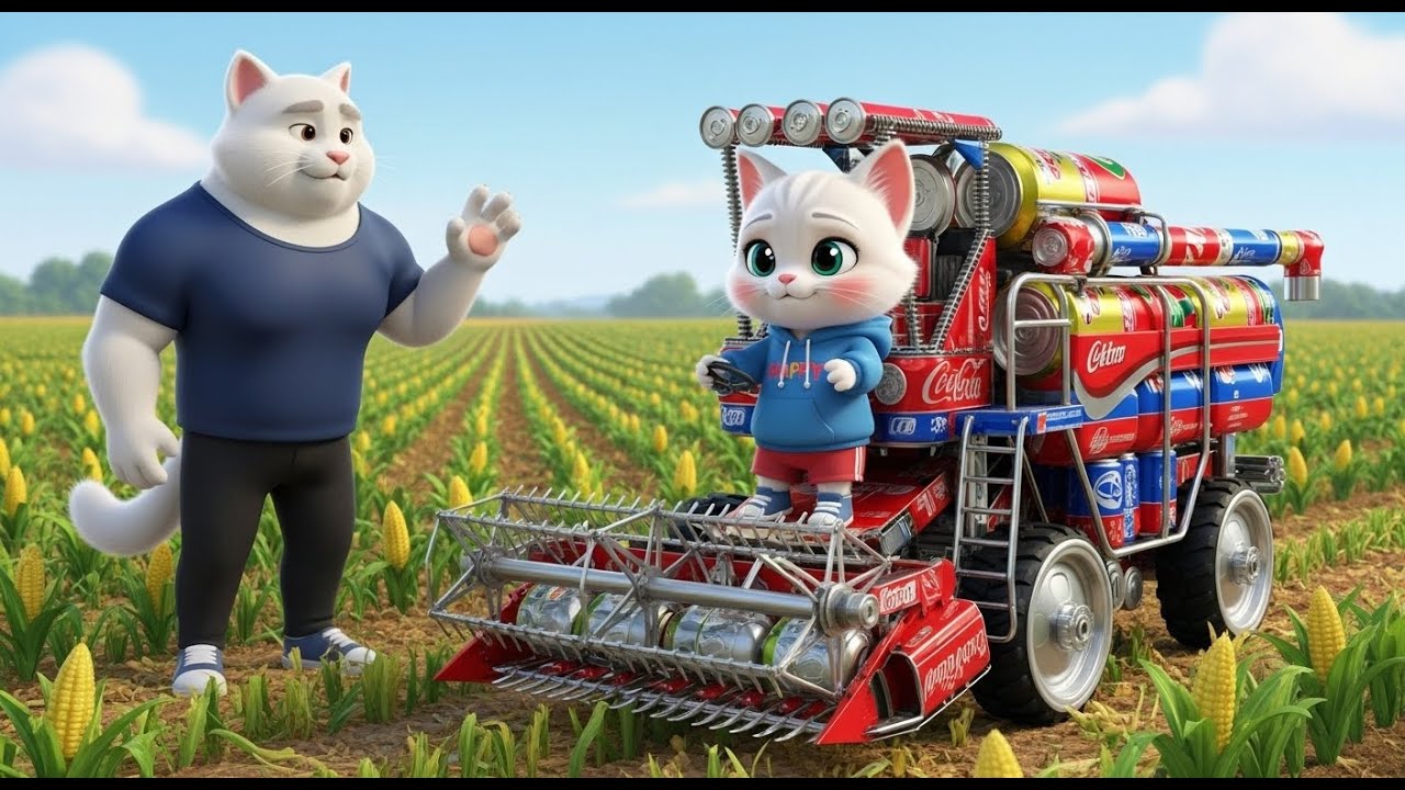 Kitten’s Soda Can Harvester Was Mocked — The Ending Changed Everything | Ai Cat Story