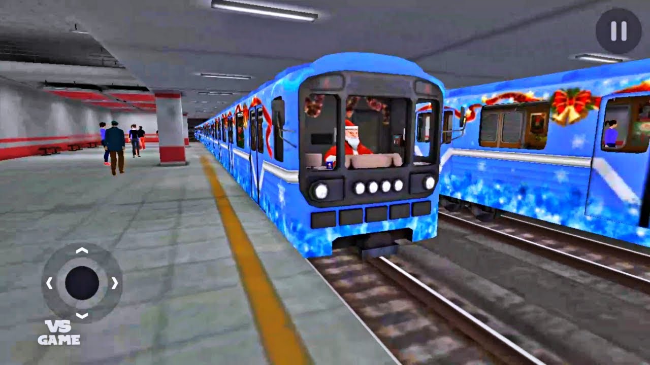 Christmas Train | Subway Simulator 3D Android Gameplay