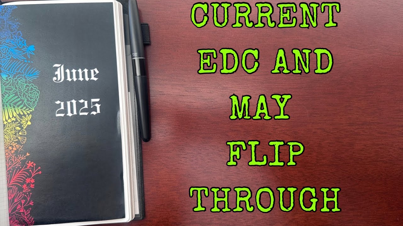 My TN Standard EDC and May Journal Flip through