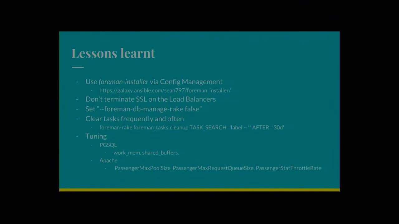 Highly Available Foreman A presentation about Highly Available Foreman including common pitfalls an…