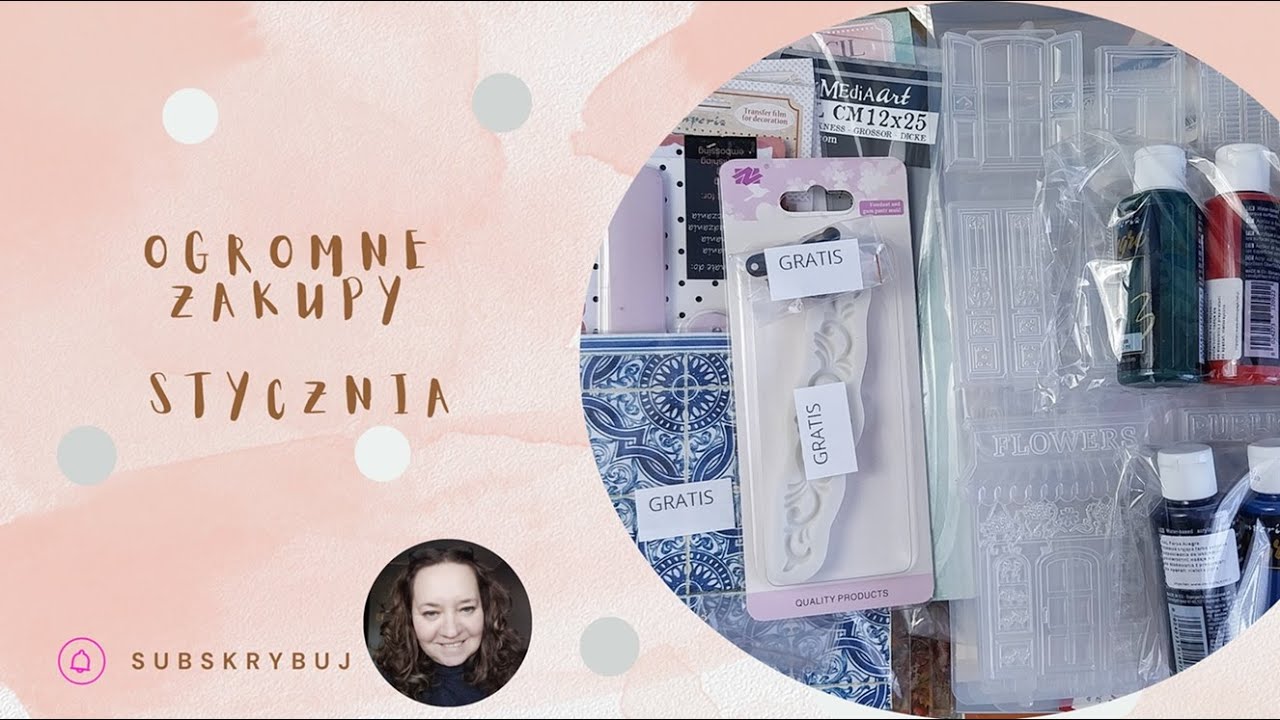 ZAKUPOWY HAUL STYCZNIA - SCRAPBOOKING @ZieloneKoty I @SklepikGosiscrapbooking