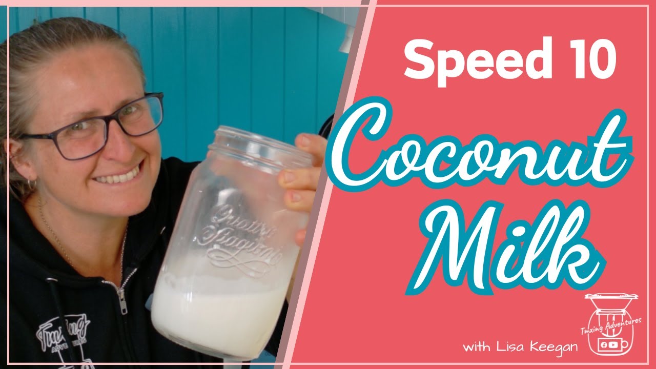 Making Coconut MIlk is so Simple using Speed 10