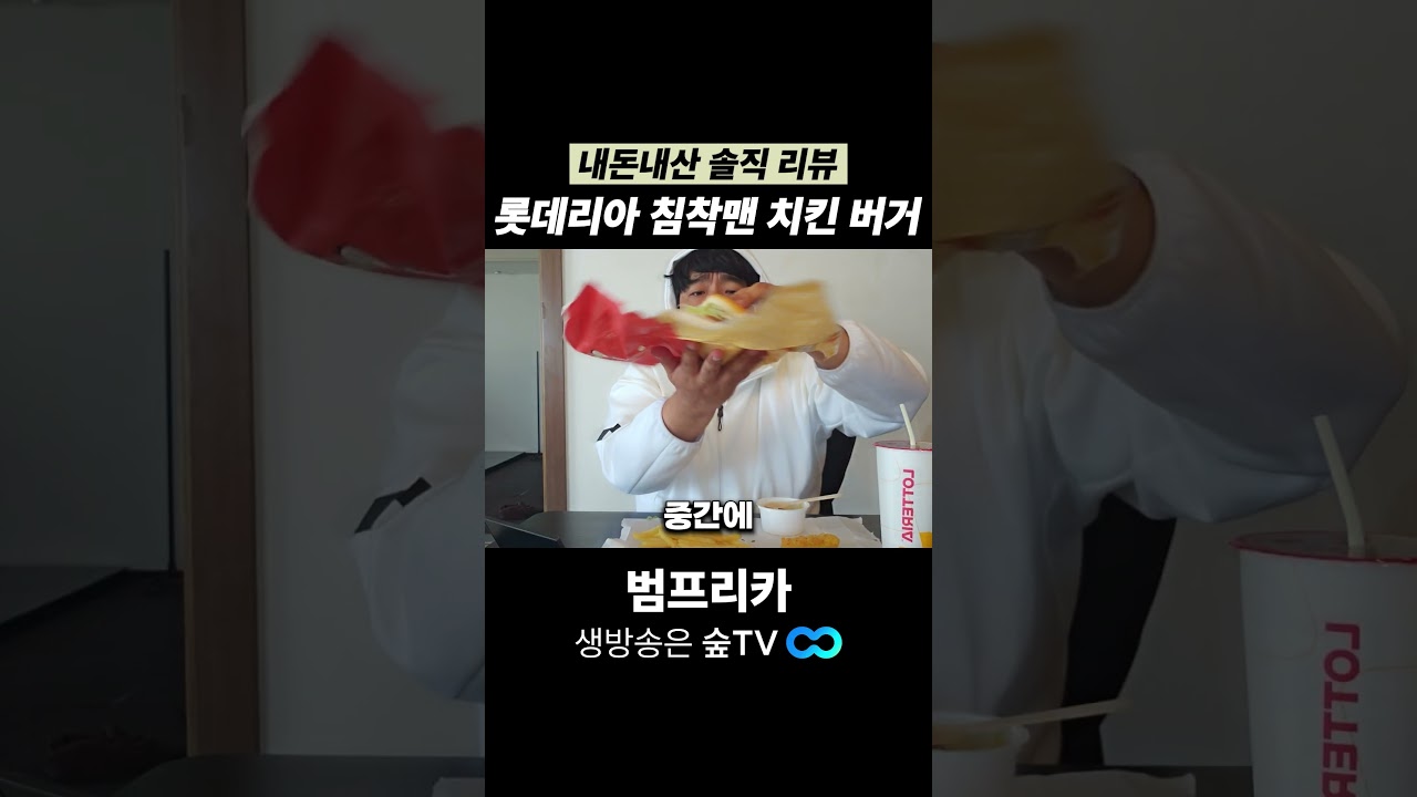 롯데리아 신메뉴 리뷰