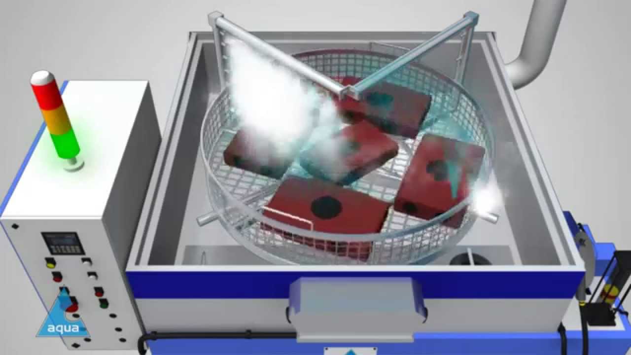 Component Cleaning Machine Animation Aqua Clean