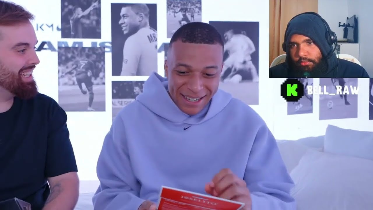 Bell Reacciona a Ibai visitando Mbapp&eacute; #ibai #mbappe #reaccion #streamer #futbol