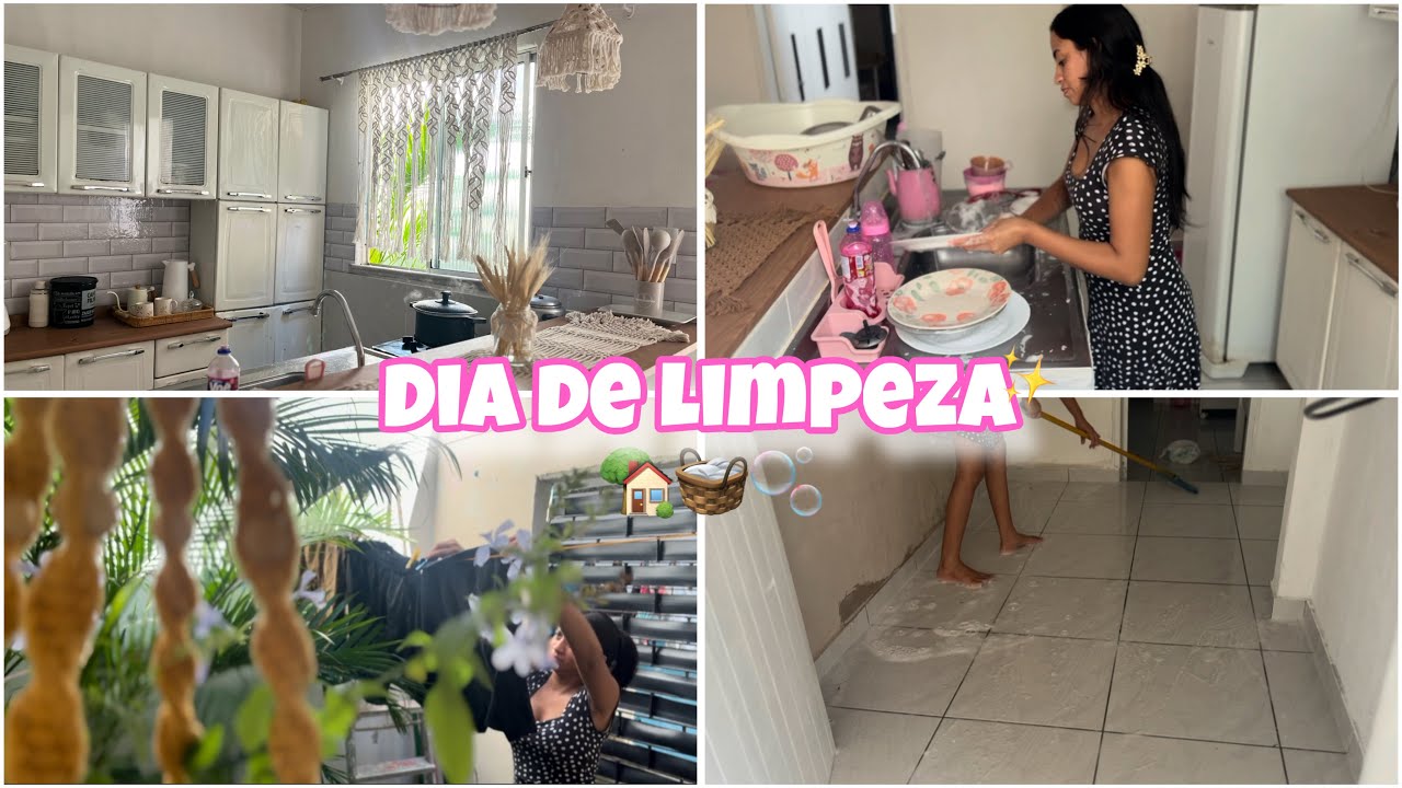 DIA PRODUTIVO POR AQUI, COLOQUEI AS ROUPAS PARA LAVAR E APROVEITEI PRA LAVAR A COZINHA E SALA✨