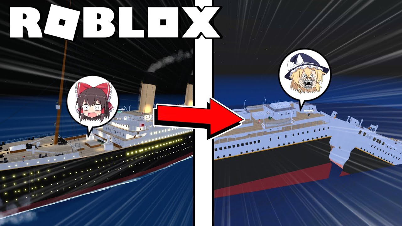 【ロブロックス】沈没するタイタニック号に乗ってみた【ゆっくり実況】