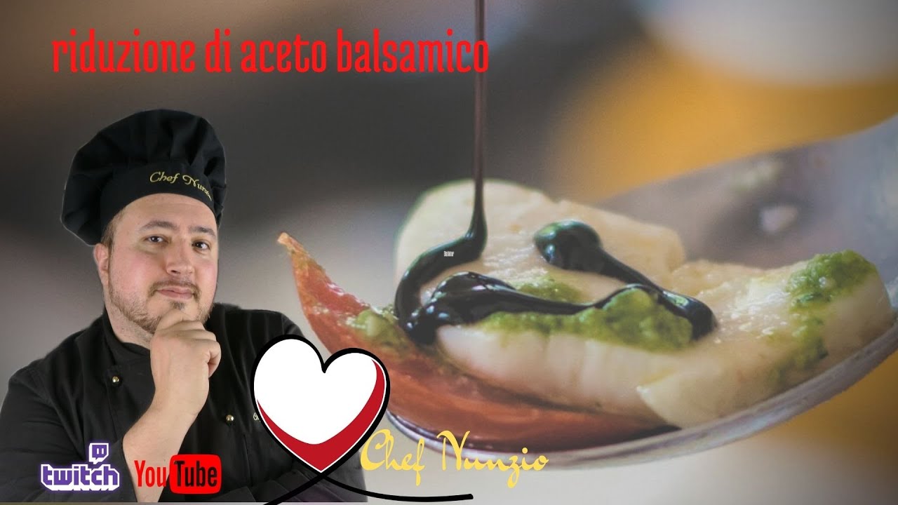 riduzione di aceto balsamico Multilingual - subtitle #chefnunzio