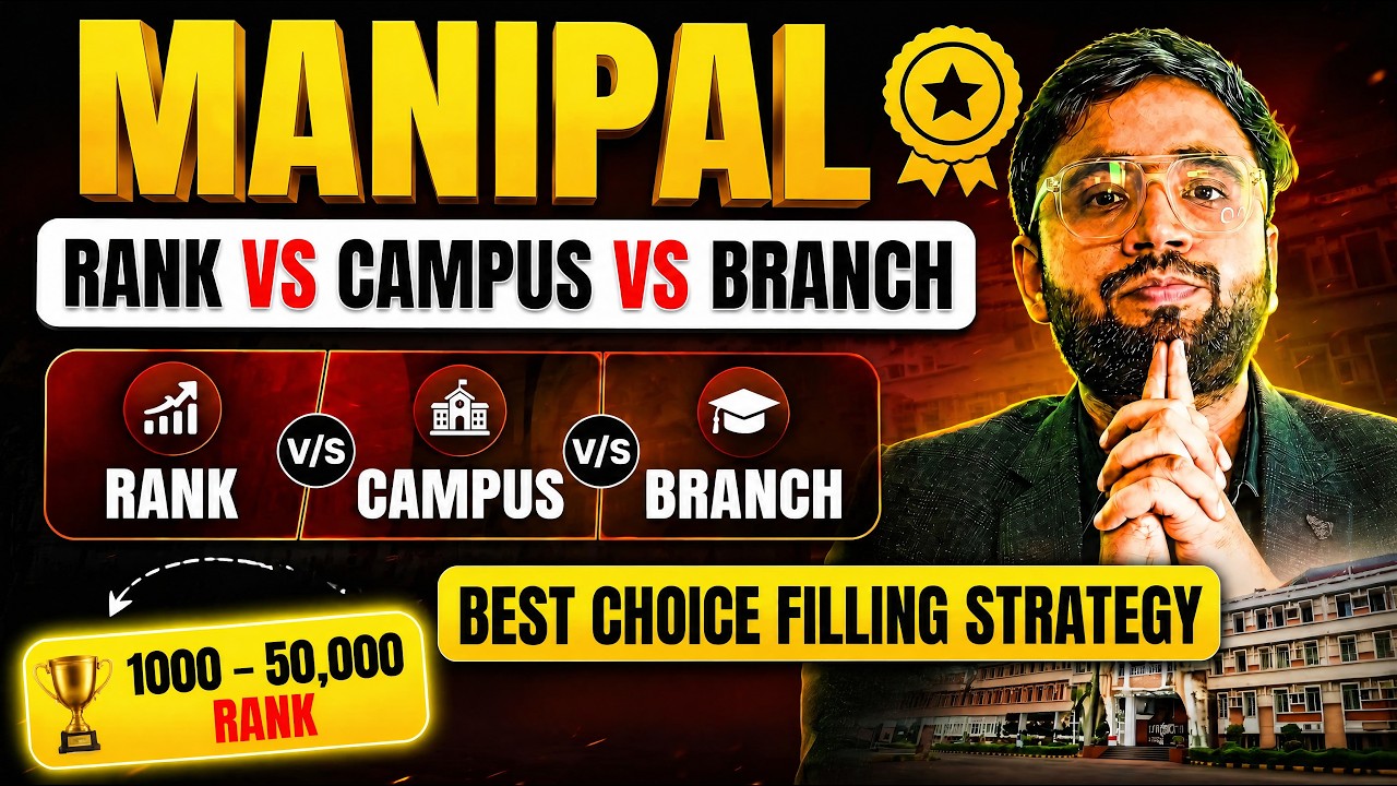 MIT Manipal 2026: Campus vs Branch vs Rank 🔥 Complete Counselling Guide
