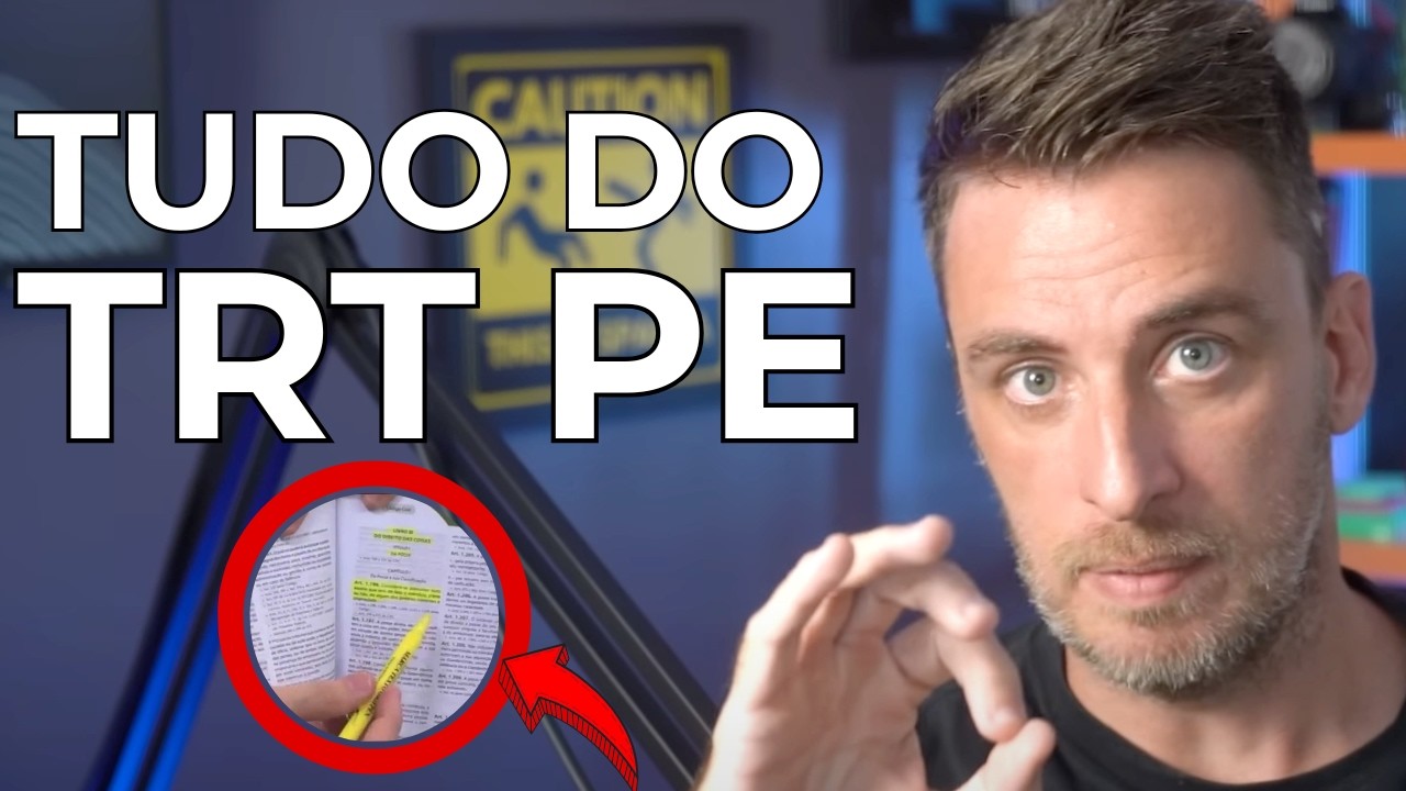 CONCURSO TRT PE: ANÁLISE COMPLETA DO EDITAL | RETA FINAL TRT6