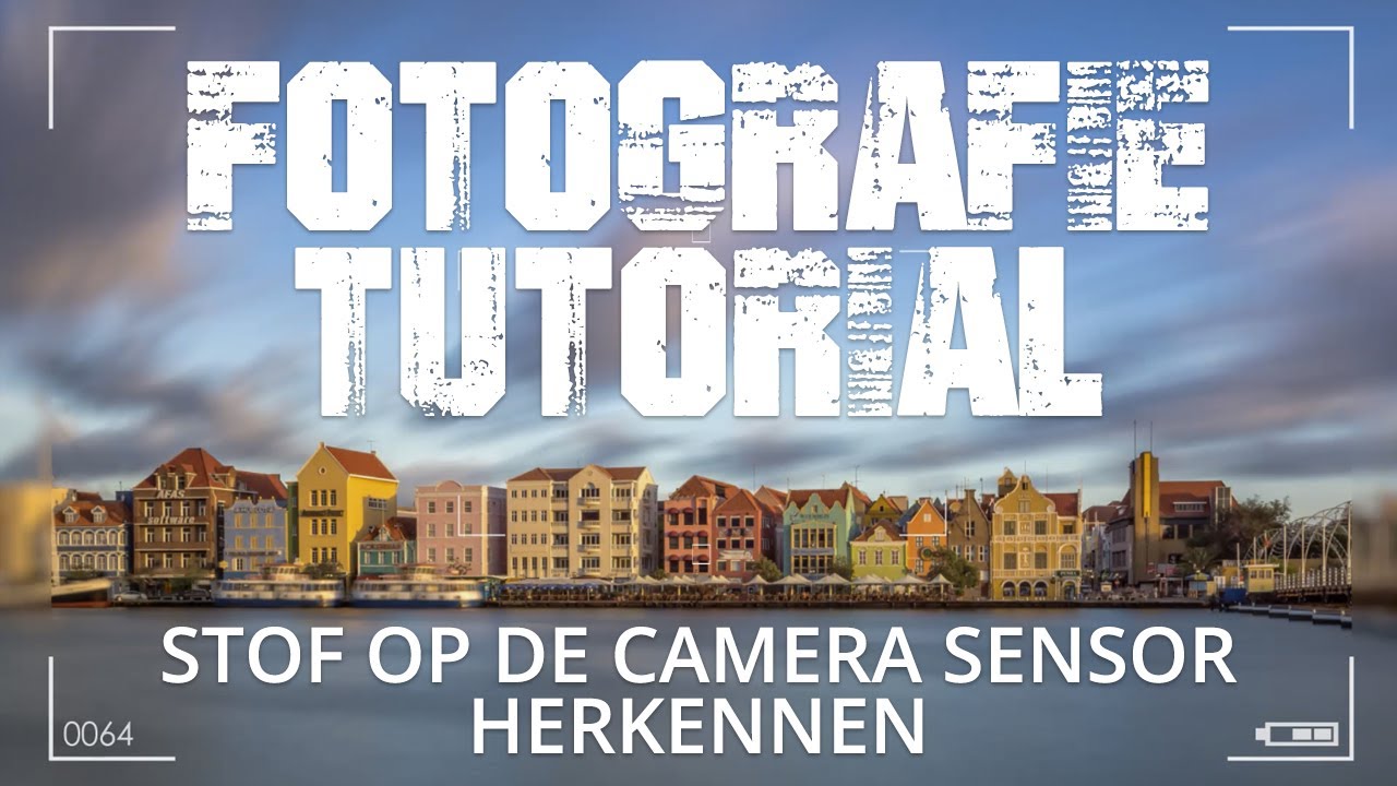 Stof op de camera sensor herkennen