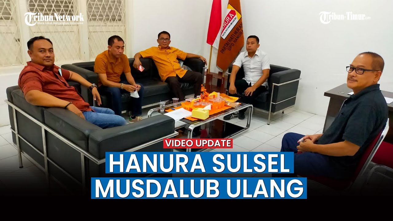 Dulu Ricuh, Hanura Sulsel Musdalub Ulang Tetapkan Amsal Sampetondok