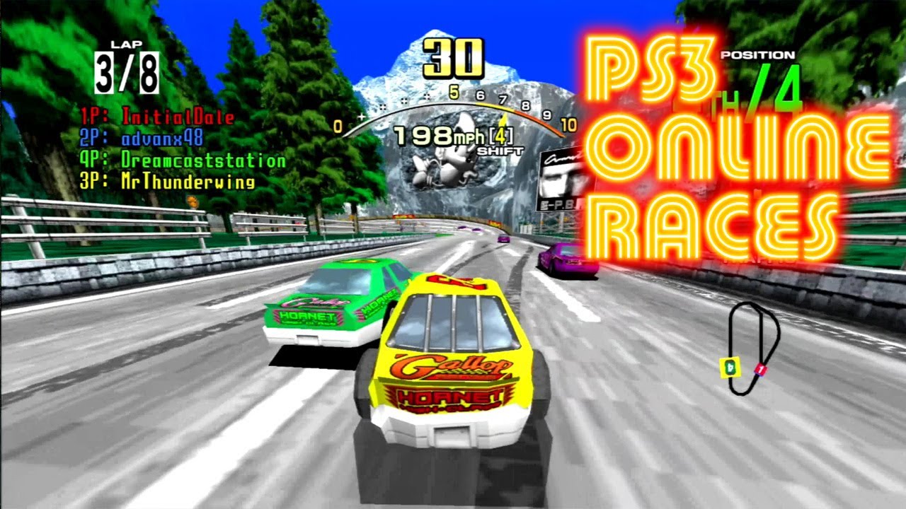 Daytona USA - Online PS3 Race (777 Speedway)