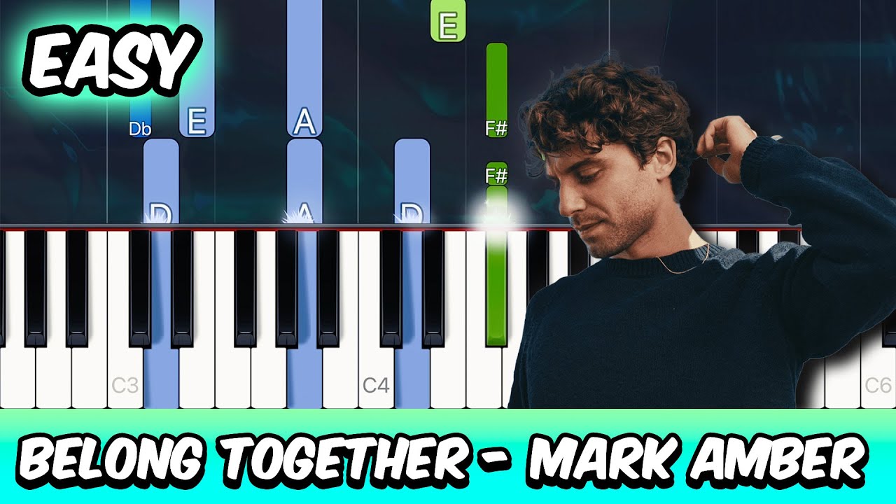 Belong Together - Mark Ambor | EASY Piano Tutorial