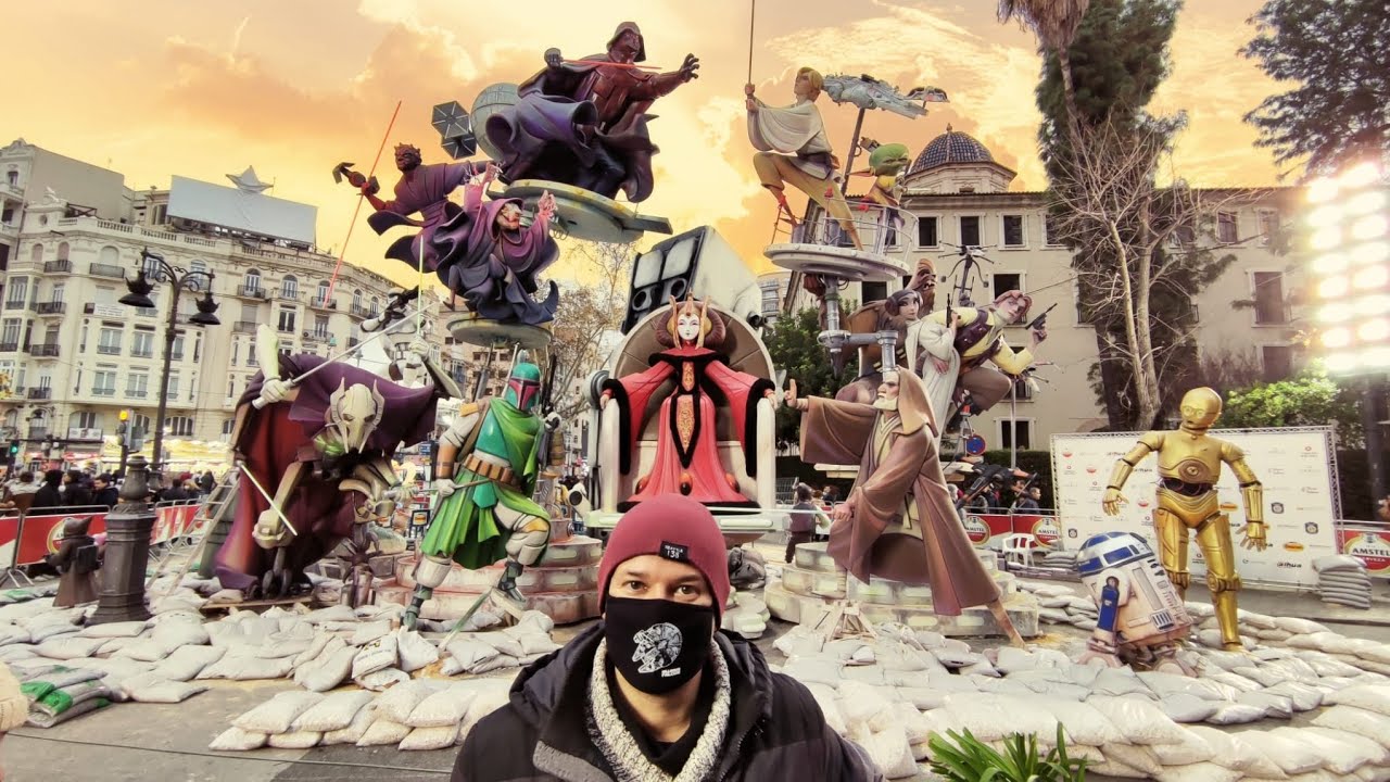 Fallas de Valencia en movimiento | especial Star Wars #1kcreator #fyp #valencia #ia #starwars 