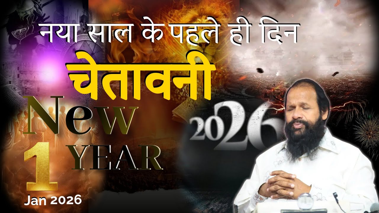 नया साल के पहले ही दिन चेतावनी  | NEW YEAR CELEBRATION 2026 || Bishop Amos Singh ||