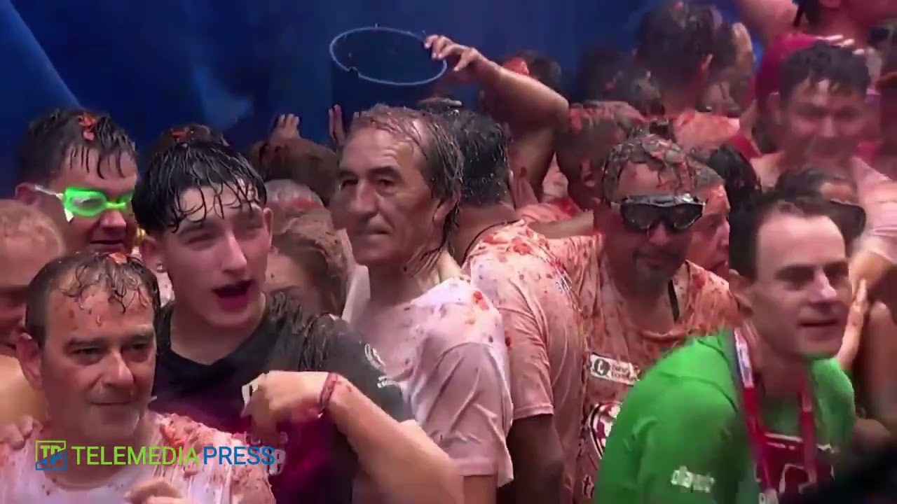 Spain | La Tomatina Festival in Bu&ntilde;ol, Valencia (August 28, 2024) #TelemediaPress #LaTomatina #Bu&ntilde;ol