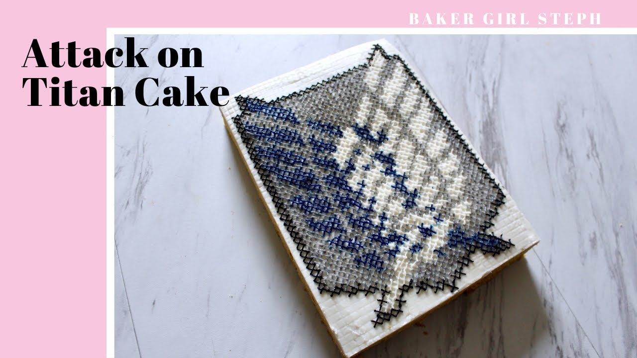 ATTACK ON TITAN CAKE | Wings of Freedom Cake | Collab with DangerDougYT