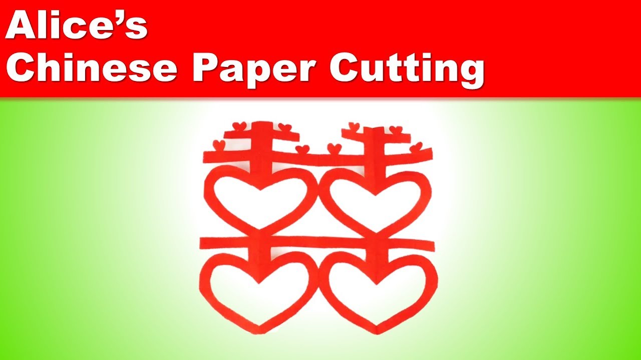 Chinese Paper Cutting 50 for wedding,how to make Jian Zhi,chinese style,for chinese new year x264