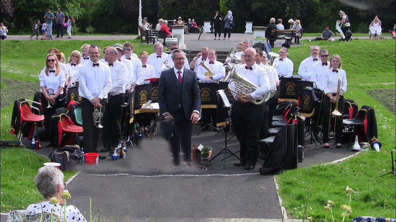 Morecambe Brass Band playing  Nearer My God to Thee
