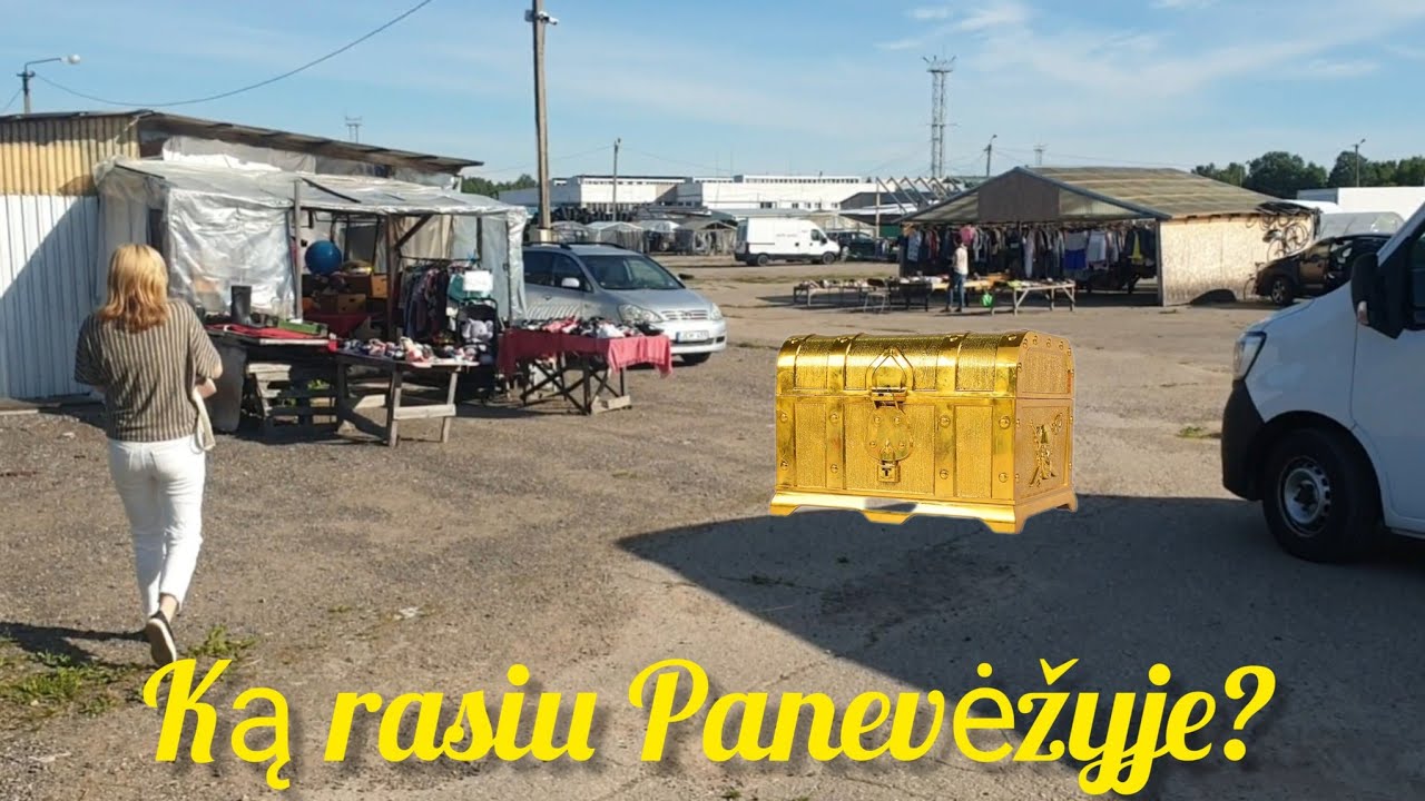 Turgaus medžioklė Panevėžyje. 06 16d. Mažai radinių. Tuščias turgus.
