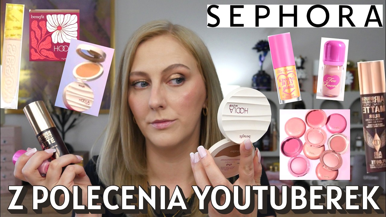 TESTUJĘ DROGIE HITY YOUTUBEREK🤩 SEPHORA NOWOŚCI | DZIWNY KOREKTOR  i BLURUJĄCA MGIEŁKA🥰