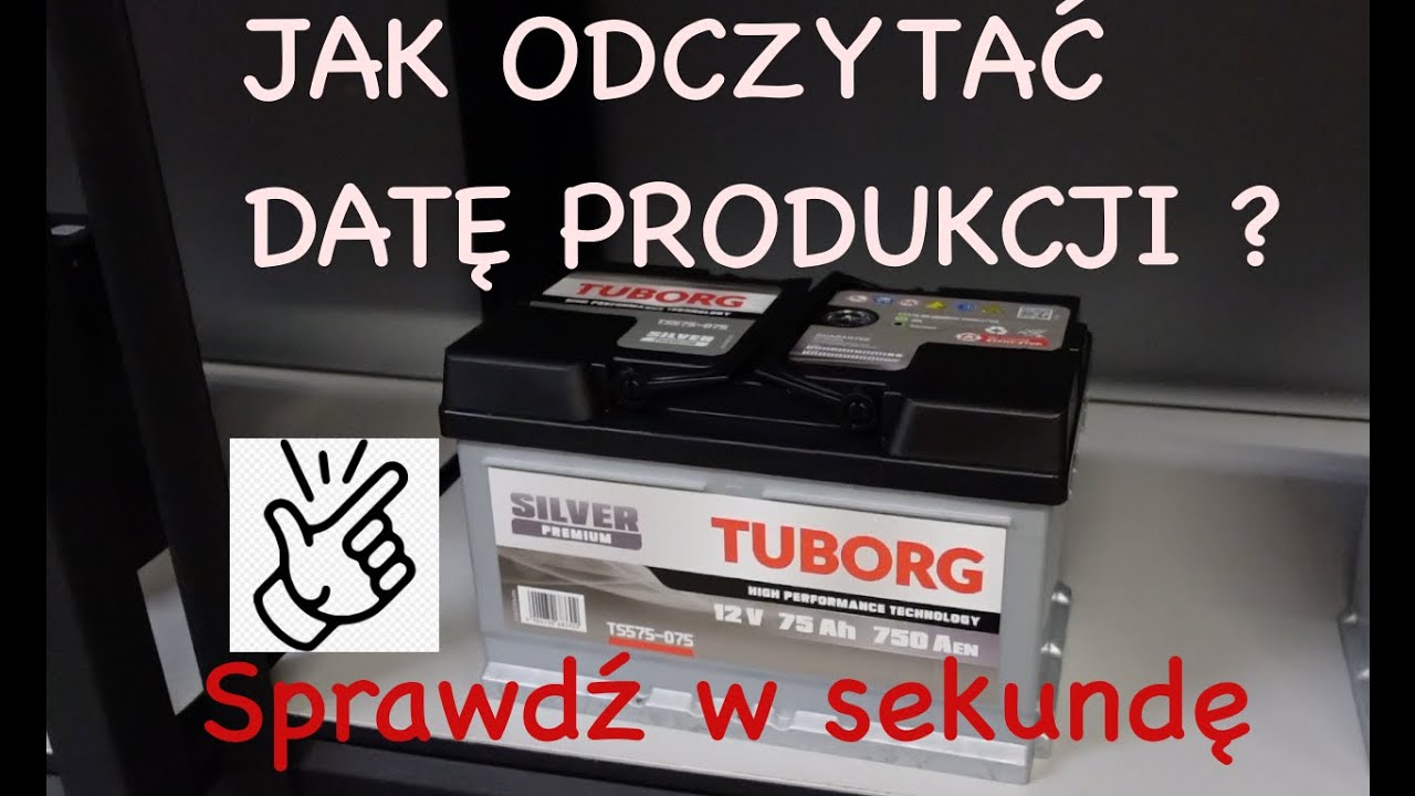 Akumulator TUBORG jak odczytać datę produkcji? Tuborg Black, Silver, Gold