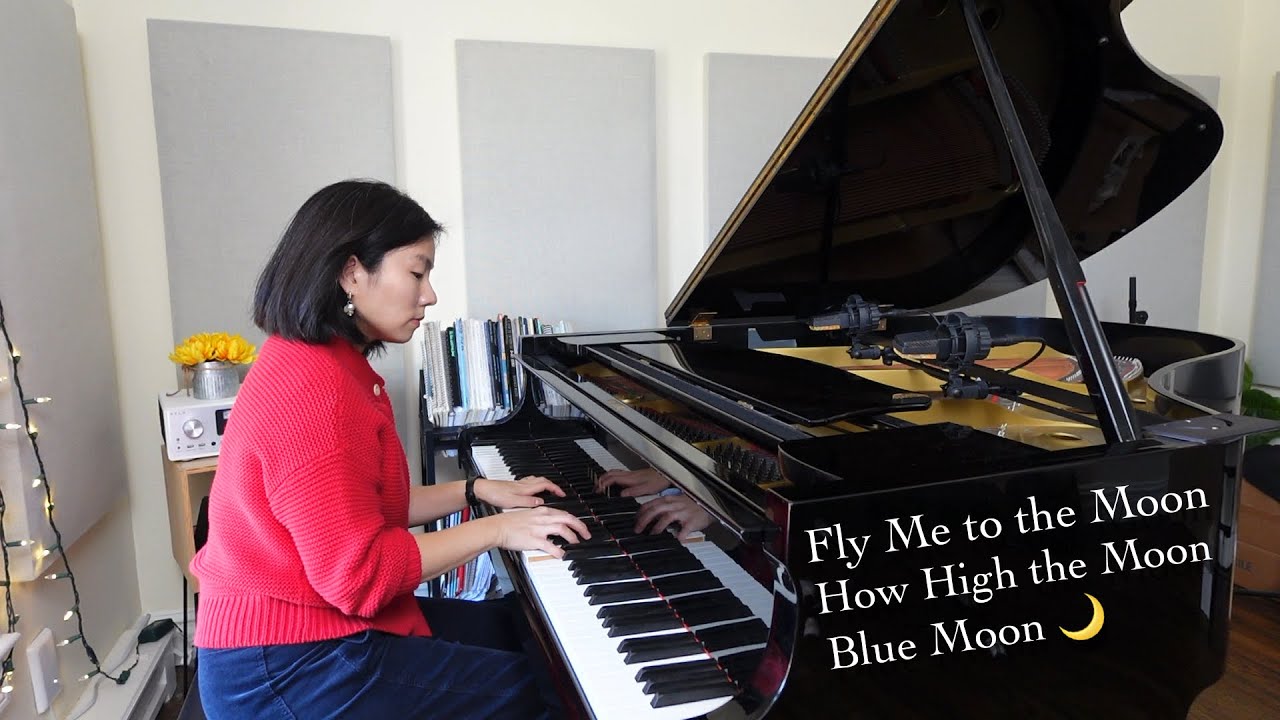 Lovely jazz standard songs about the Moon 🌕 🎹