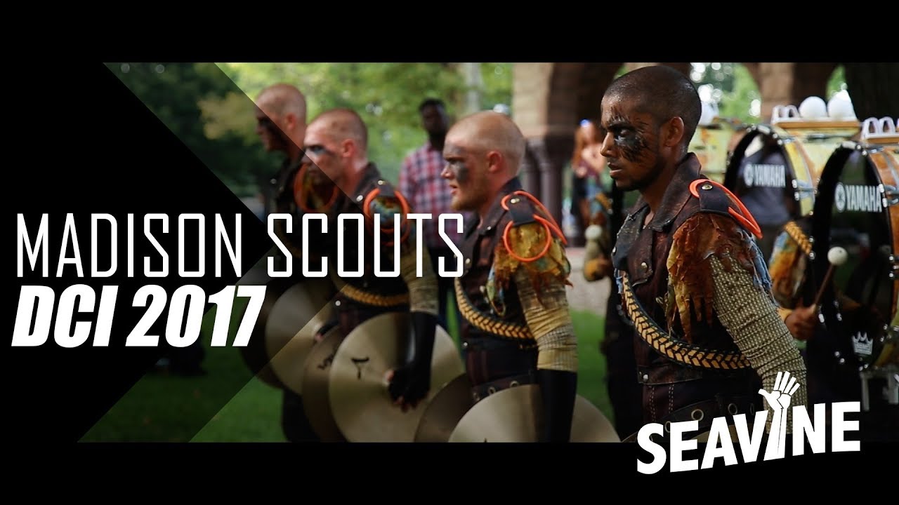 Madison Scouts Cymbal Line 2017 Semis- In the Lot with Seavine