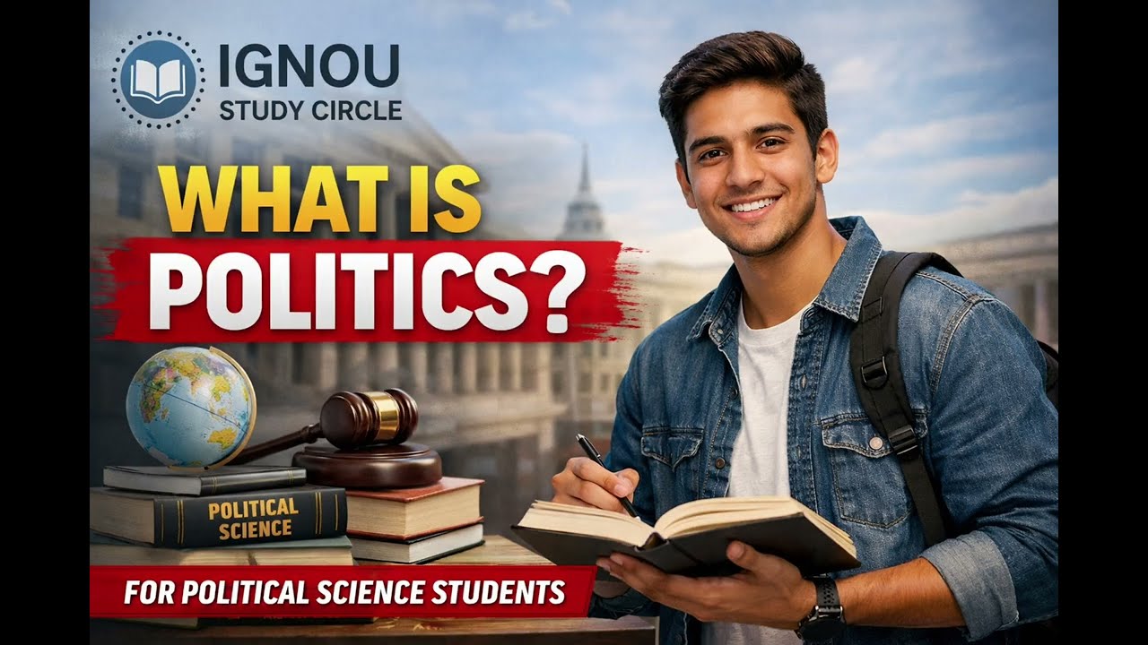 IGNOU BPSC 131 , WHAT IS POLITICS 