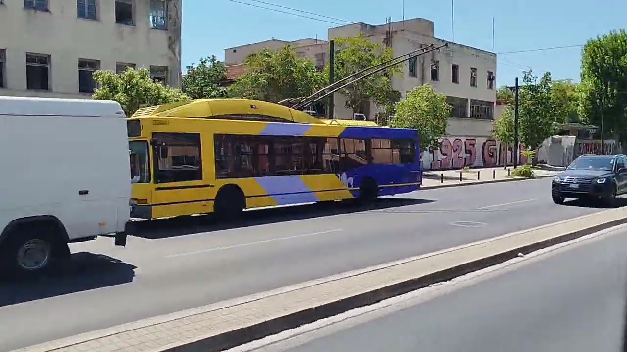 Διαδρομή με το 049 από Χρώπει μέχρι Ευαγγελίστριας με το όχημα 496