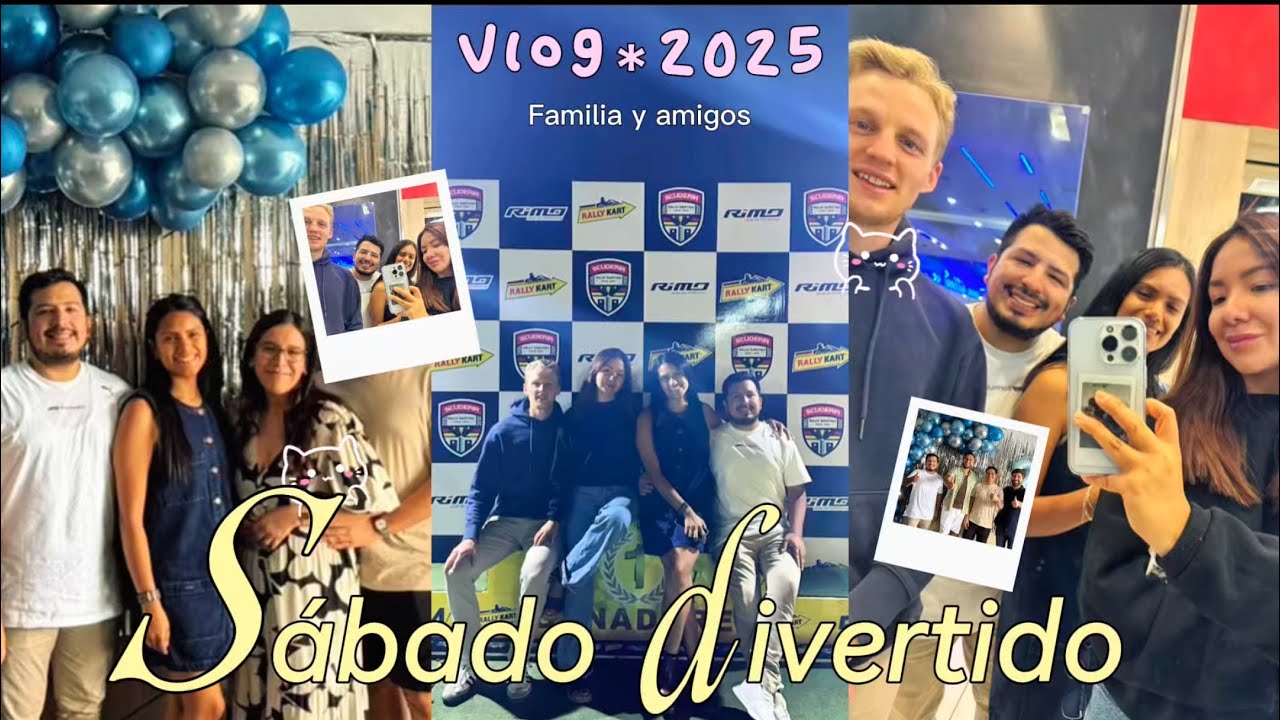 Karting y realidad virtual + amigos y familia 🌷✨ - Vlog 2025