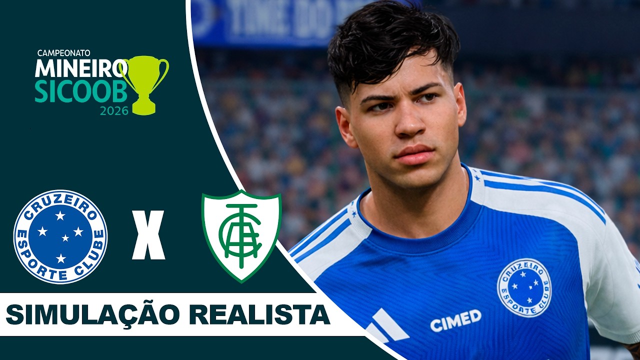 CRUZEIRO X AMÉRICA-MG | Campeonato Mineiro 2026 | Simulação Realista