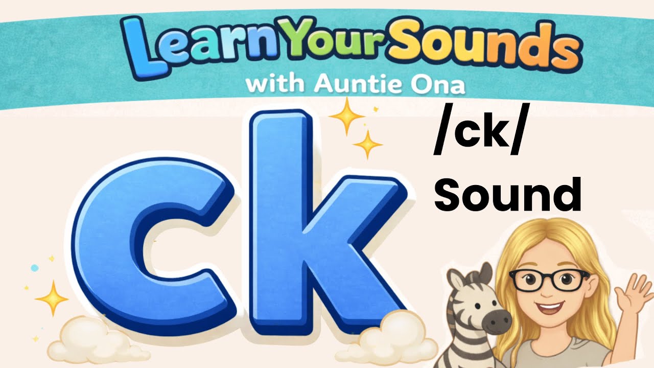 ‘ck’ Sound | Phonics for Kids | Blending & Real-Life Examples