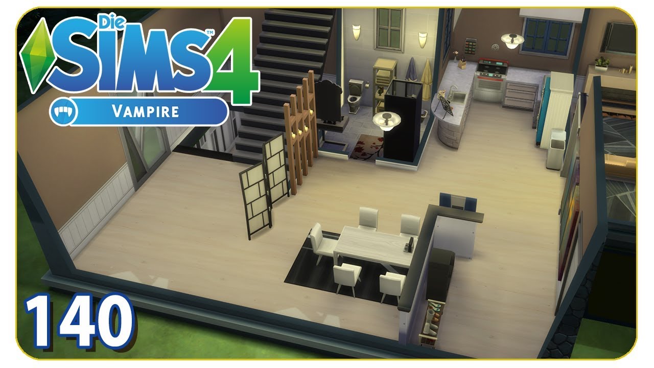 Der Wohnraum entsteht #140 Die Sims 4: Vampire [Umbau 2/3] - Let's Play
