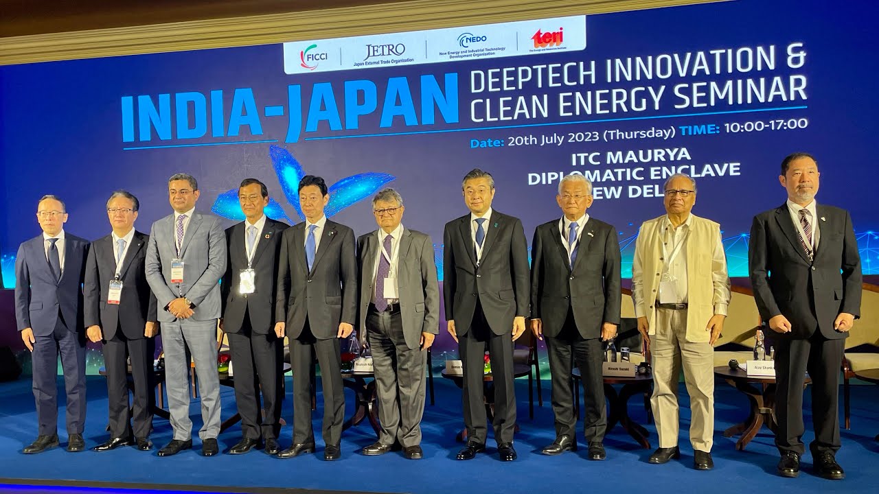 India-Japan Deeptech Innovation & Clean Energy Seminar@ITC Maurya​@GlobaL Chalchitra