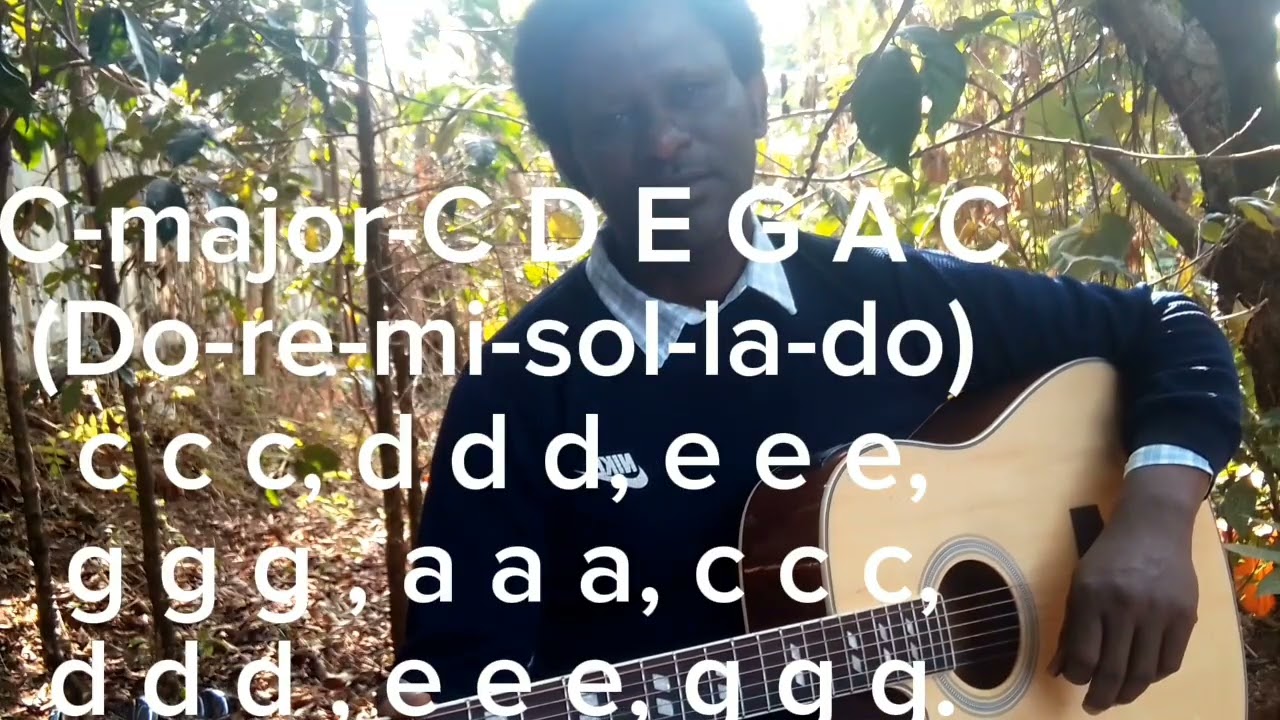 Guitar lesson for beginners 