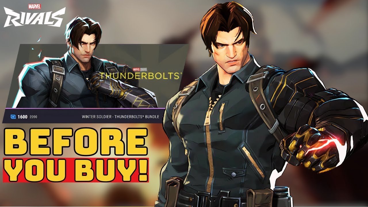 Winter Soldier THUNDERBOLTS* Skin Showcase | Before You Buy - Marvel Rivals
