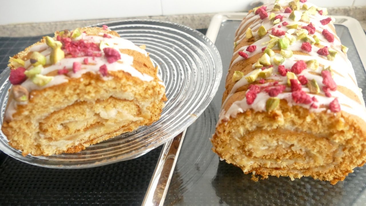 Быстрый медовый рулет с яблоками в медовой глазури! ЯБЛОЧНЫЙ МЕДОВИК! Так просто и так вкусно!