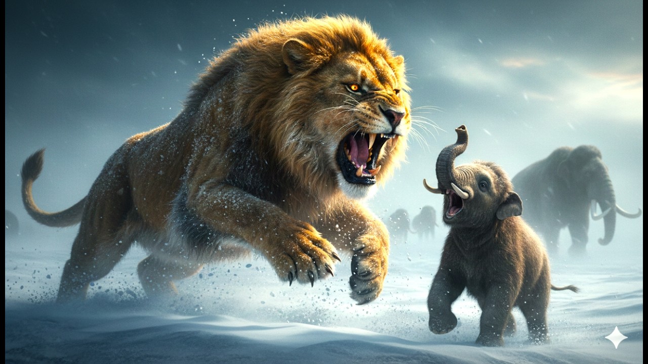 The Cave Lion Was Built to Kill Mammoths… Then Vanished