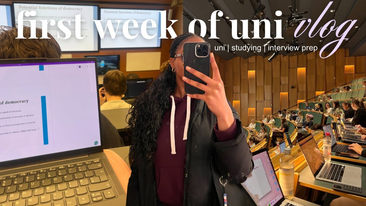 uni study vlog | week in the life, 5am morning routine, quitting my job