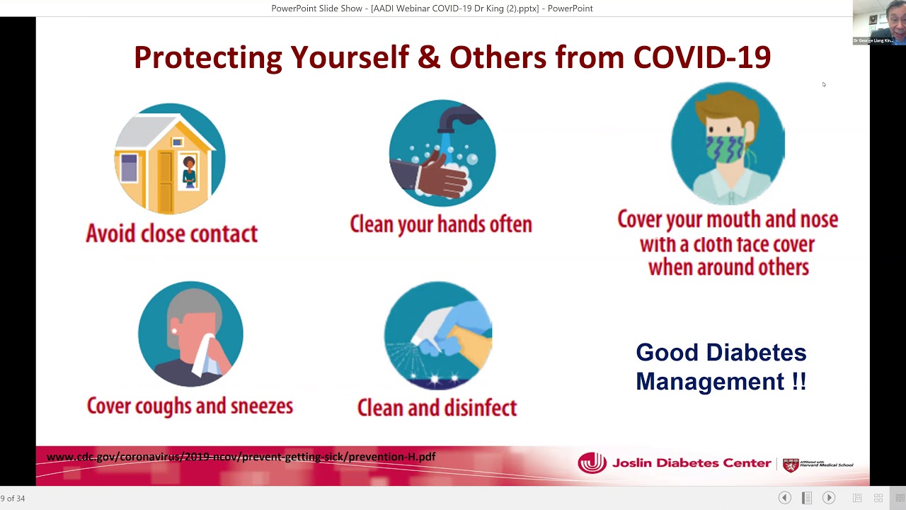 Joslin's Asian Clinic webinar on self-care tips for Asians with diabetes - Treatment and Medication