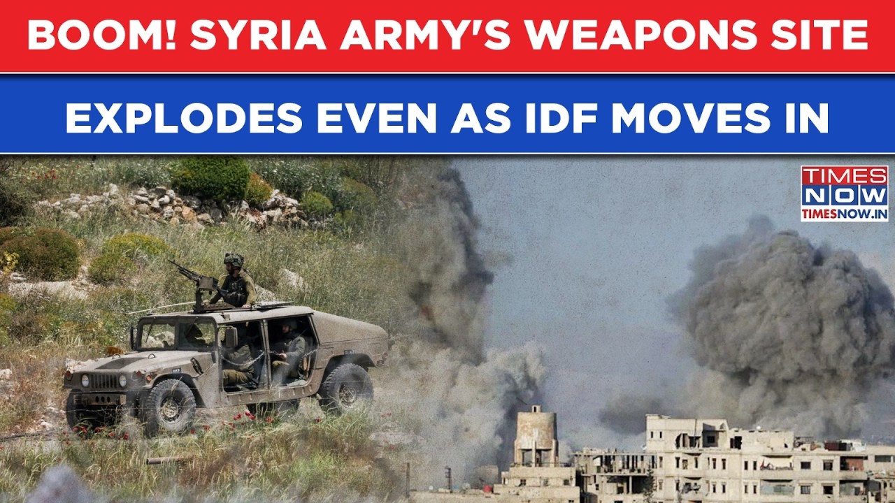Syria Army's Weapons Site Explodes: Blast Rocks Ayyash As IDF Pushes Deeper| Israel Eyes Damascus?
