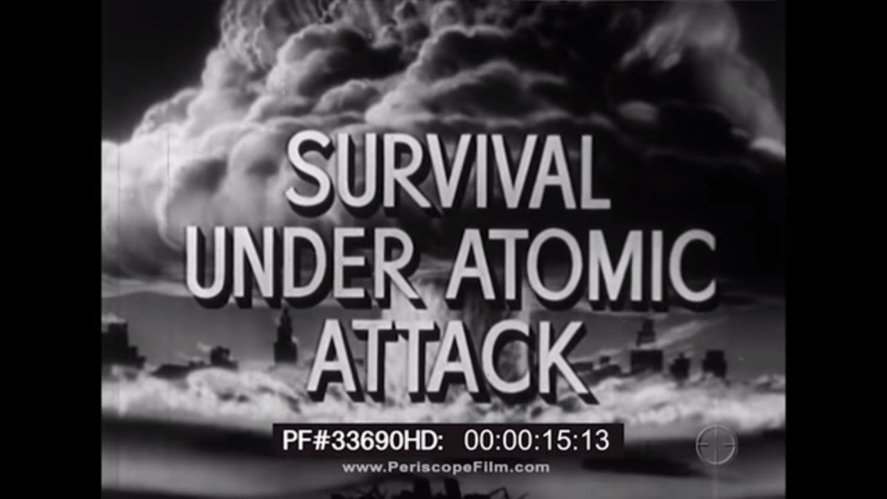 Выживание при атомной атаке 1951 г. Фильм в убежище от ядерной бомбы 29180 HD