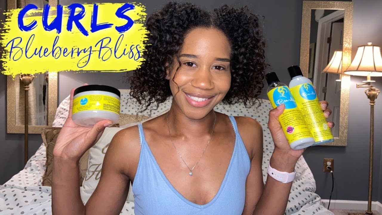 Curls Blueberry Bliss First Impressions on Type 4 Transitioning Hair | Gabrielle Ishell