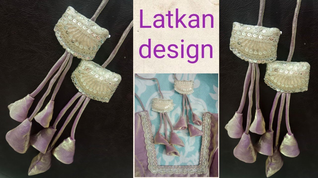 New Latest Blouse Latkan | DIY Latkan Making at Home | Latest Latkan Design 2026 | Lehnge latkan