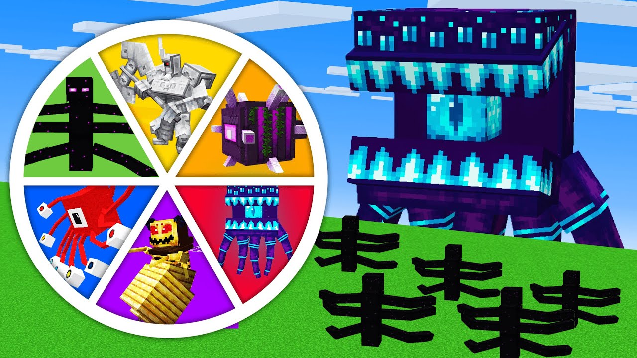 The Roulette of OP BOSSES in Minecraft!