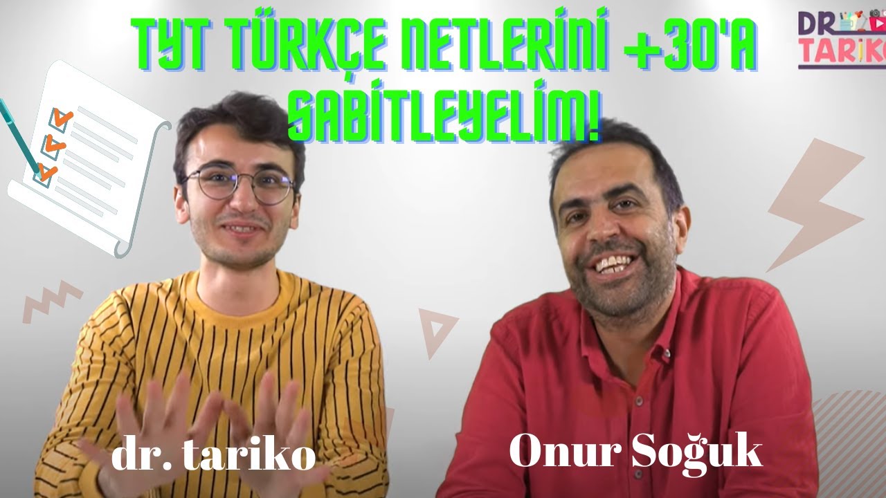 TYT TÜRKÇE EN ETKİLİ NET ARTTIRMA YOLLARI (Onur Soğuk)❗️